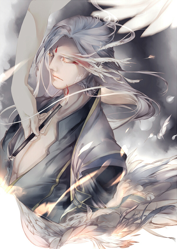 沈王爷古风手绘插画