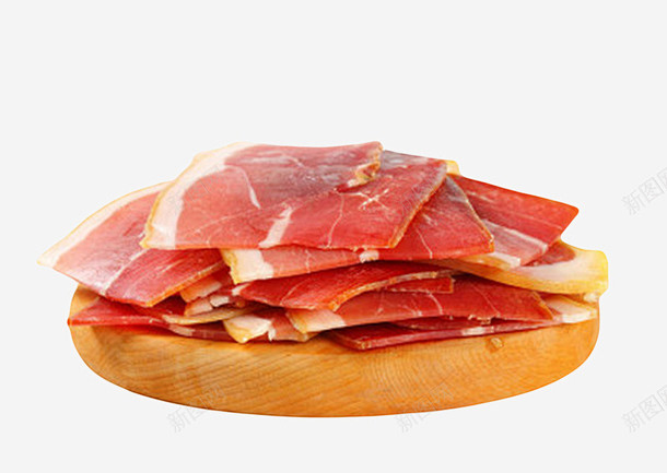 红色美味的食物切片的西班牙火腿高清素材免扣免费下载国家火腿猪腿肉