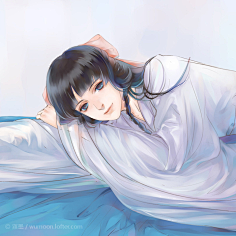 浪子青柠采集到古风女头