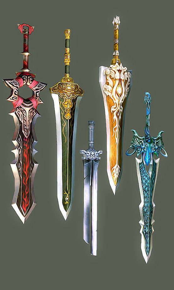 剑三武器原画图片