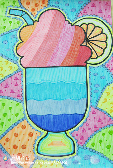 好看的儿童画油画棒