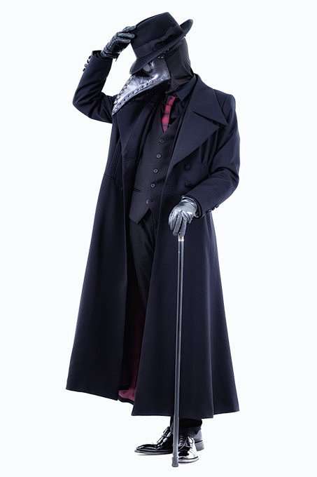 绘画参考西装控超酷的一组瘟疫医生