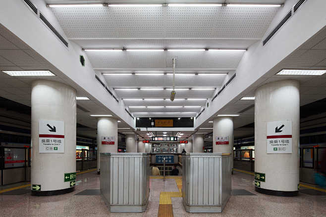 北京地铁二号线-复兴门站