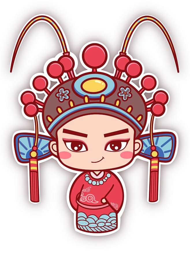 广州粤剧博物馆q版人物设计