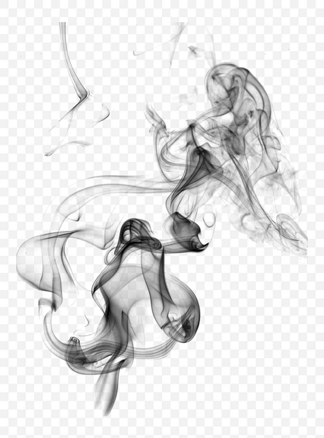 烟雾烟雾渲染墨染水墨