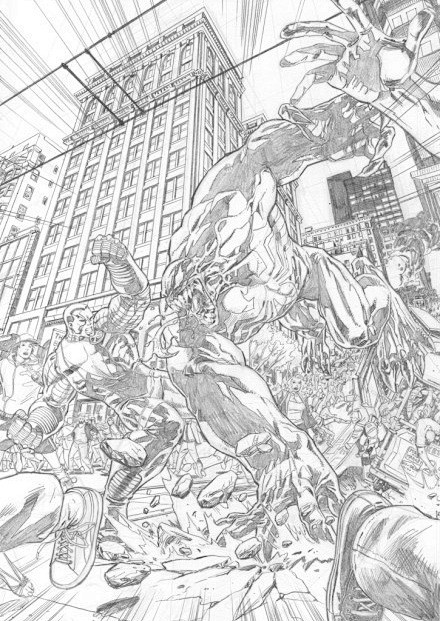 超罕见的美漫分镜创作过程图解让你轻松学漫画