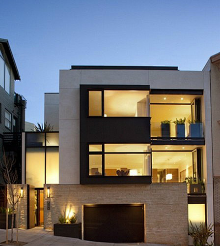 简约风格房屋外墙装修效果图