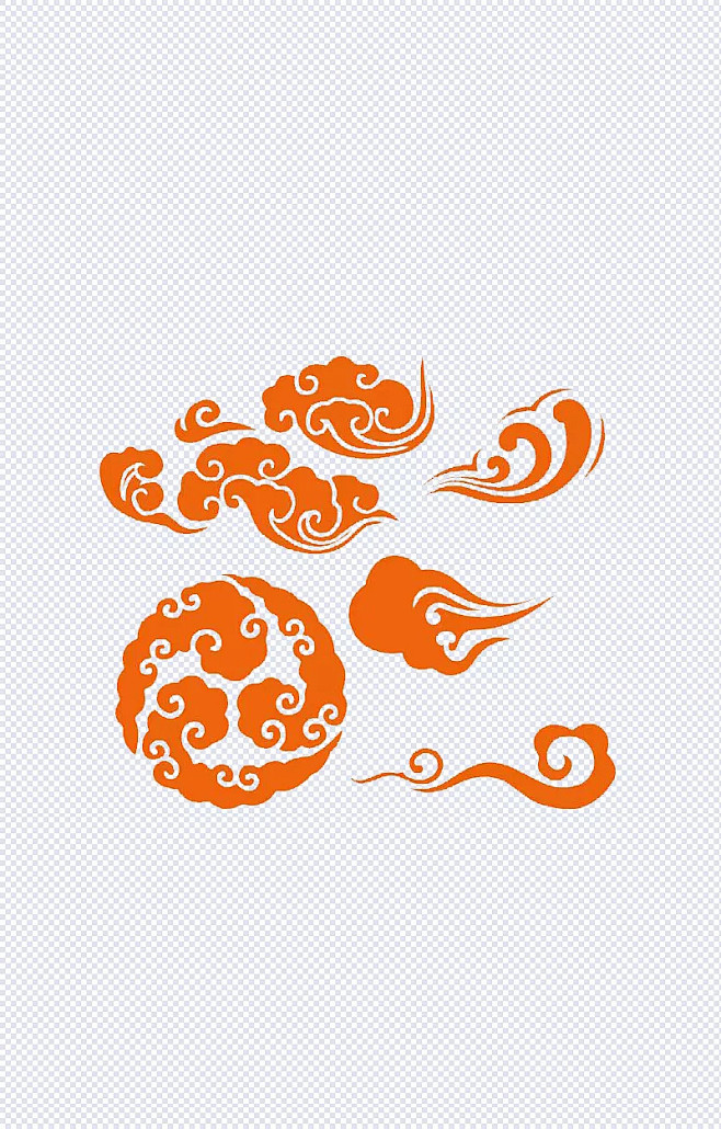 图案源文件翔云祥云图案装饰图案云朵云中式祥云中国风中国风装饰元素