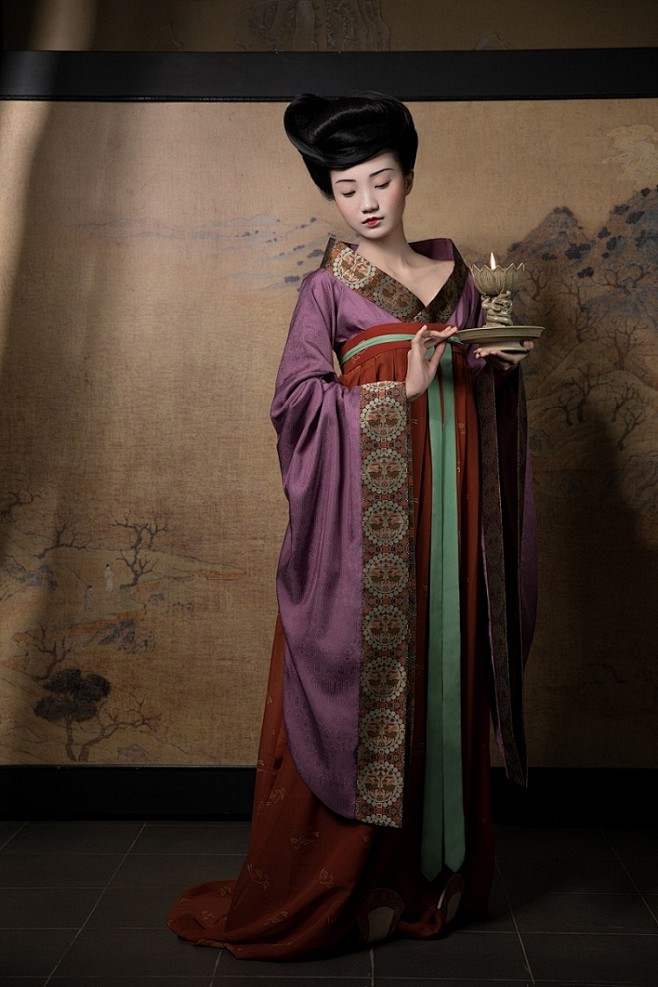 隋代襦裙】忆江都·装束复原小组设计(全款)-淘宝网【素材】服装样式