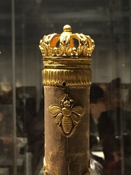 拿破仑的鹰旗加冕时用的权杖北坤人素材