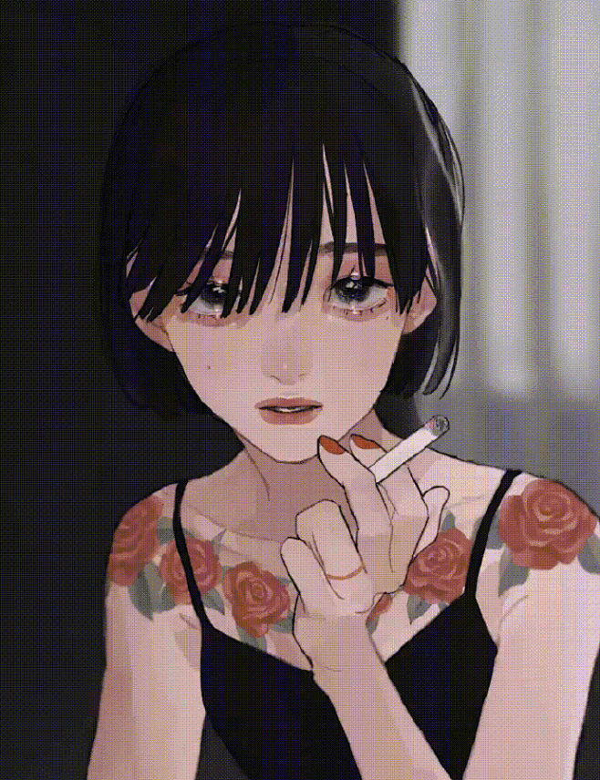 画师tamimoon绘制的小姐姐们好酷