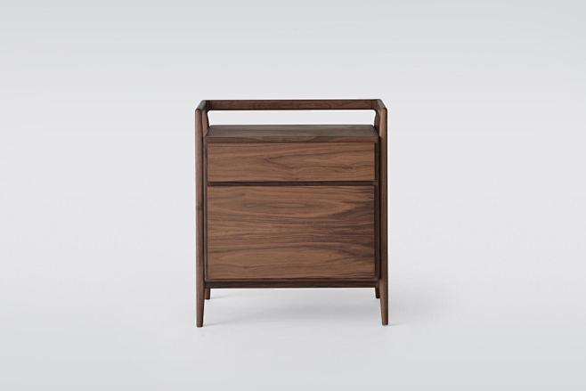 框架床边柜 梵几·家具品牌 fnji f.