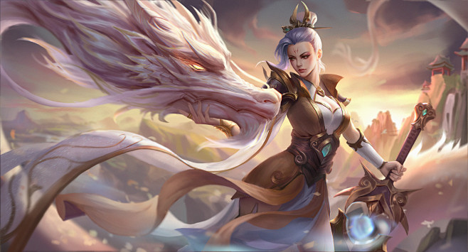 英雄联盟玉剑传说锐雯同人