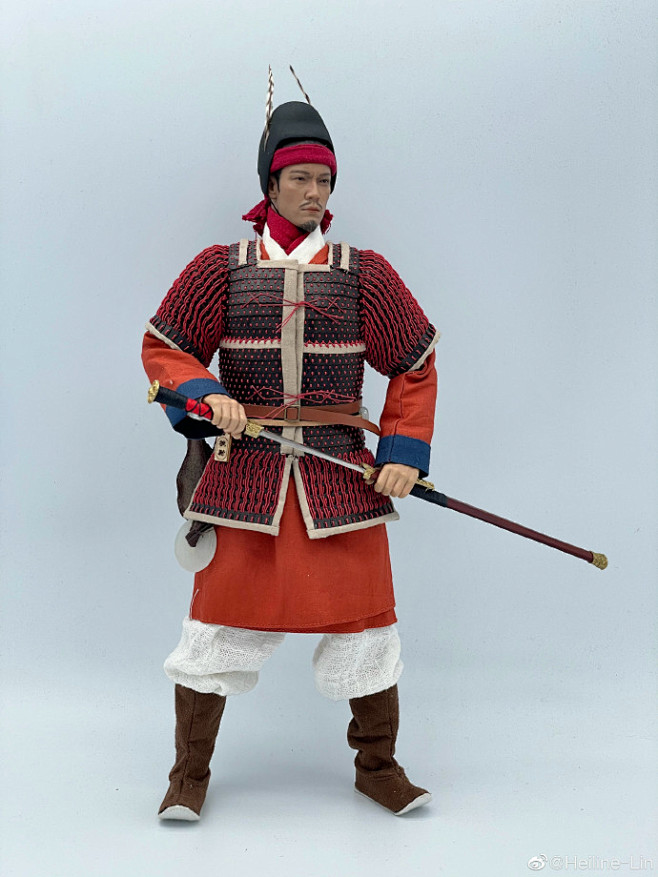 历史自制16满城中山靖王汉甲兵人