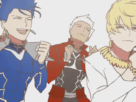 fate表情包英灵卫宫无铭红a吉尔伽美什金闪闪库丘林汪酱