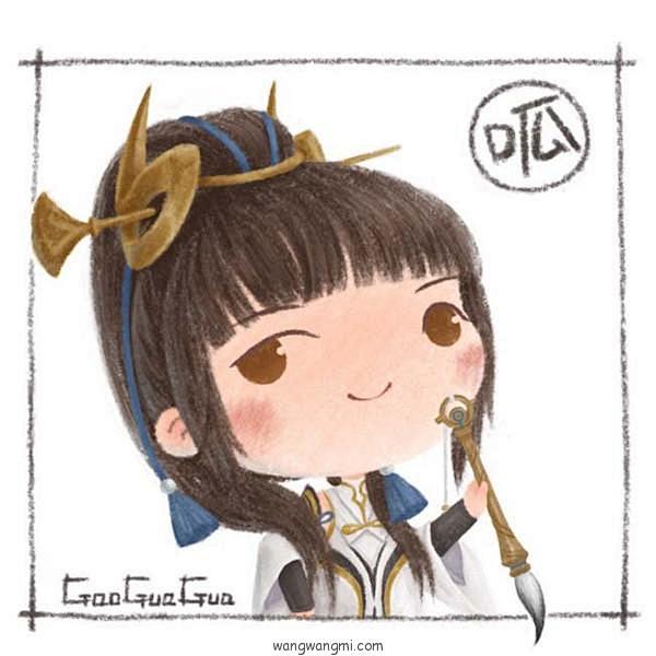 王者荣耀上官婉儿惊鸿之笔q版英雄头像王王迷