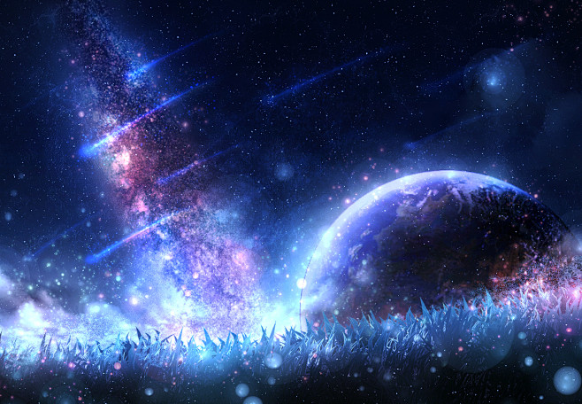 天空星辰宇宙插画魔幻czy