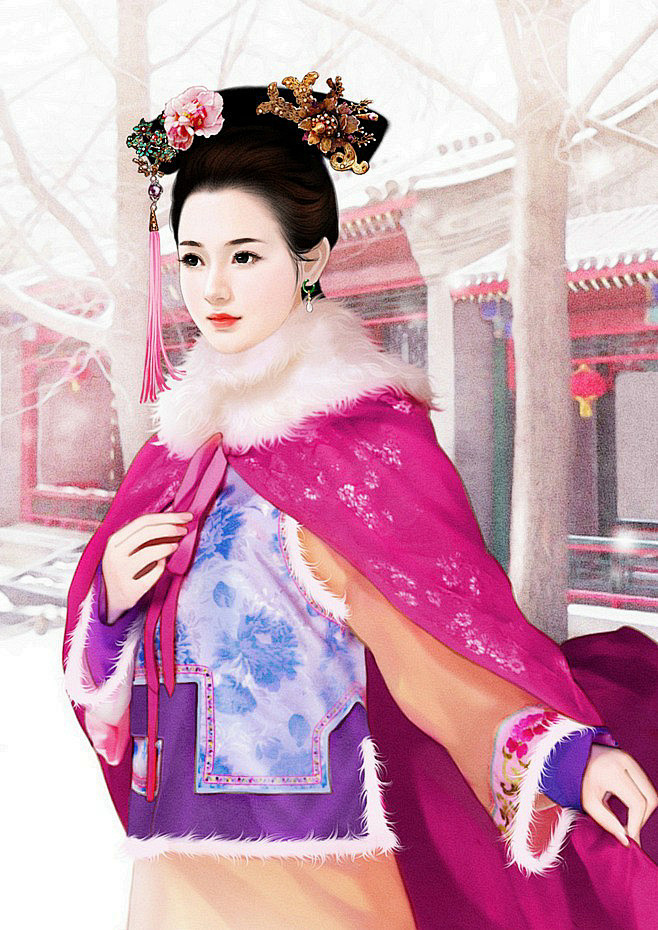 无雪之夜从巴黎93天空转采于2017-12-22 18:36:39清代美女立绘清朝