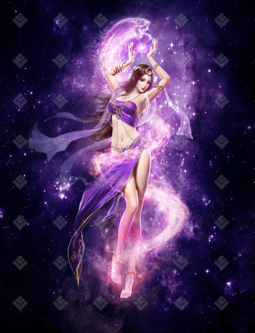 畅游视觉设计中心@超脱红尘采集到东方玄幻美女 (767图)_花瓣游戏