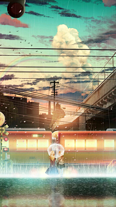 微笑~掩饰着悲伤☆采集到二次元场景