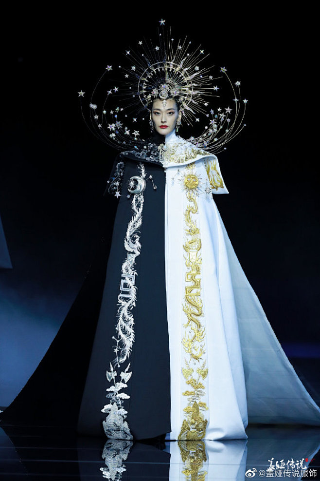 沧渊"远古大秀盖娅传说时装秀照片盖娅传说礼服盖娅传说走秀图片