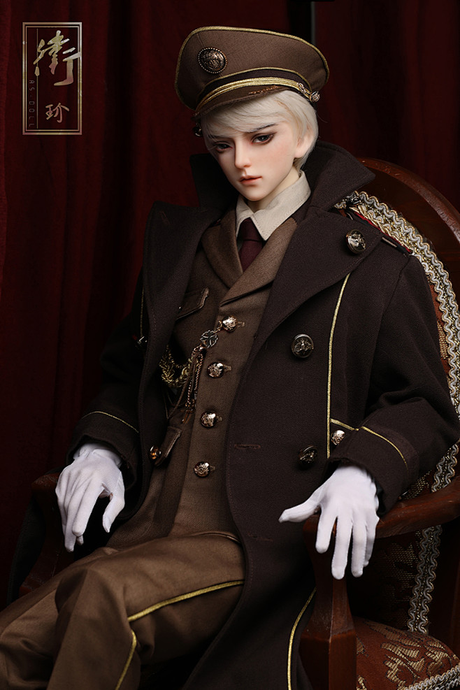 bjd娃娃as衣服74男卫玠军装套装澄邈cl1180426淘宝网