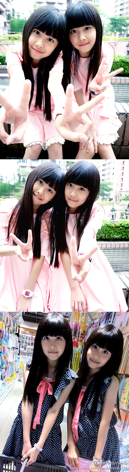 台湾最美双胞胎艺术照图片