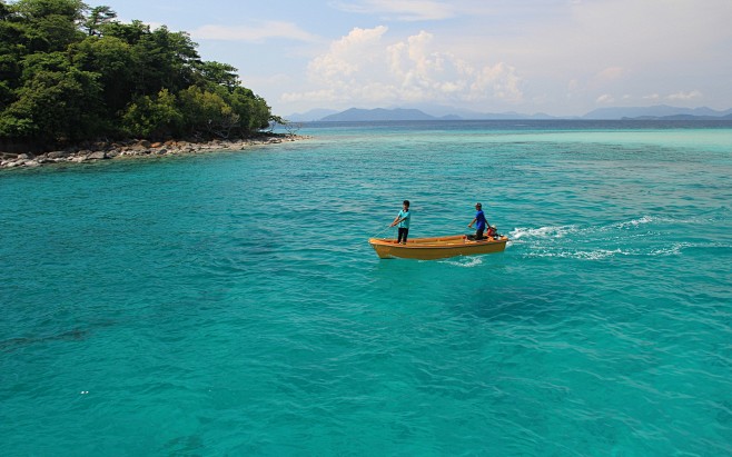 蔚藍海洋海水湛藍大海