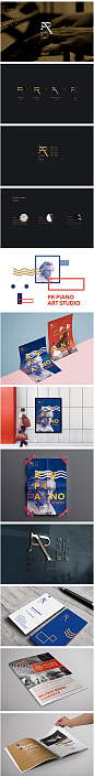 LOGO 钢琴艺术 VI 画册 品牌设计招商手册 宣传单 音乐 户外广告 平面 设计 企业 文化 海报 立体 名片品牌设计 @北坤人素材