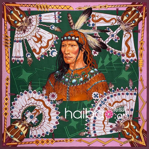 hermes丝巾爱马仕hermes丝巾2011秋冬系列从时尚插画野性涂鸦到星光