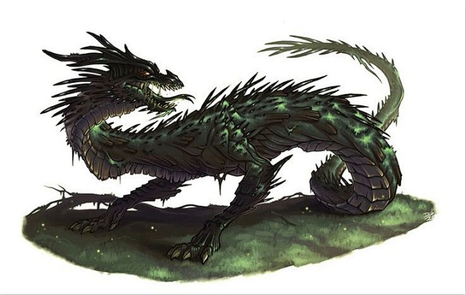 龙类生物怪物参考cg游戏原画造型素材包画集图集龙魔兽淘宝网