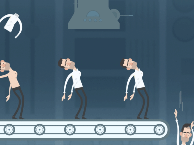 c4d动态gif风格场景模型建模设计参考图