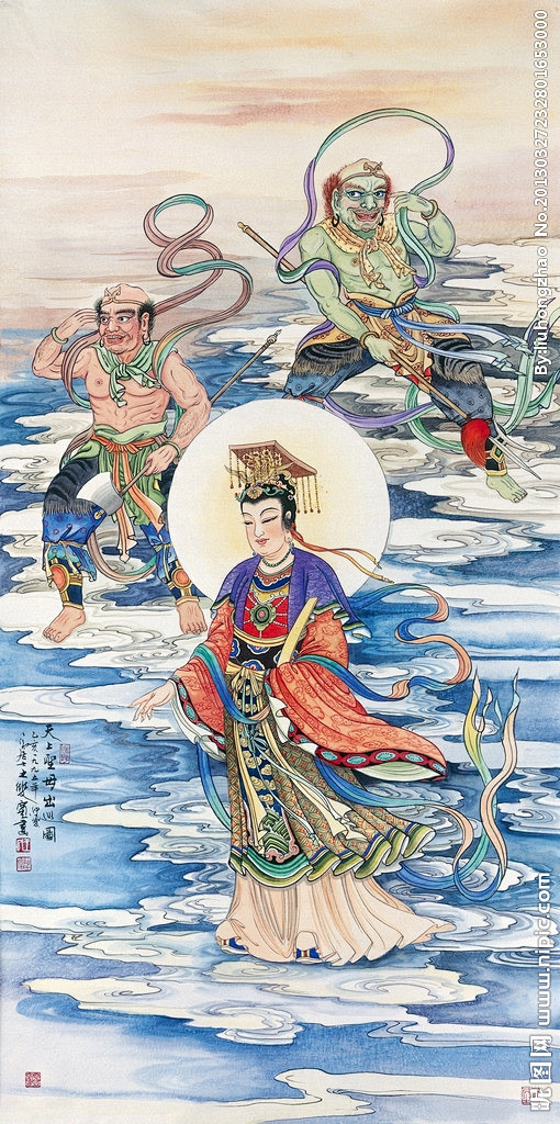 21:48:56王母娘娘大图 点击还原书法国画玲珑扣同采自www