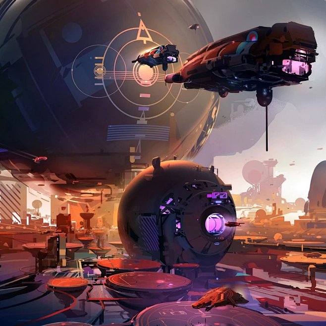 食色白羊从暂时鱼转采于2020-01-10 23:46:10【cg游戏原画科幻场景