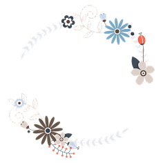 我爱学习zz采集到手绘水彩花环PNG