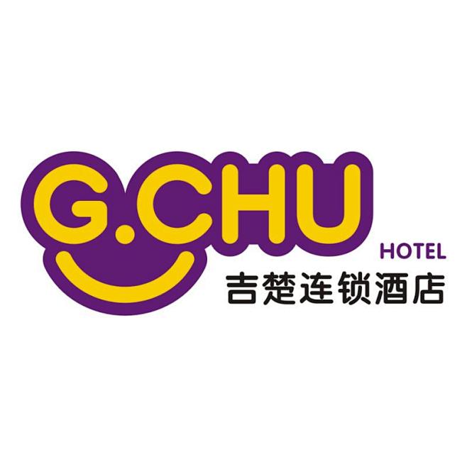 吉楚快捷酒店logo笑脸微笑英文变形简洁