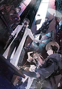 日式插画(多人 构图)