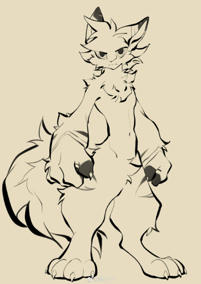 未完待续角色参考·人外·兽人飞天遁地狗乖乖同采自weibo.