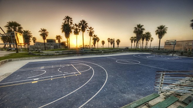 general1920x1080basketballsportsportsbasketballcourtsunset