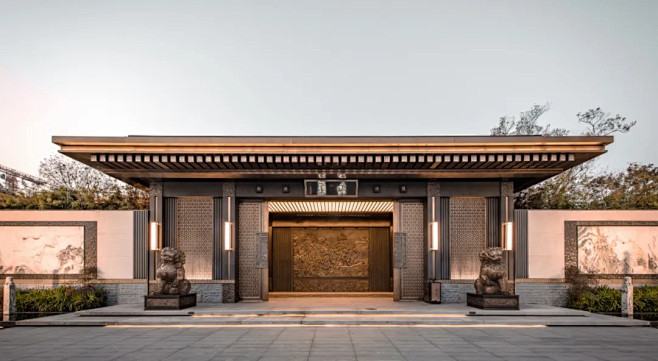 上海建发央玺售楼处景观设计江南园林的精妙绝伦