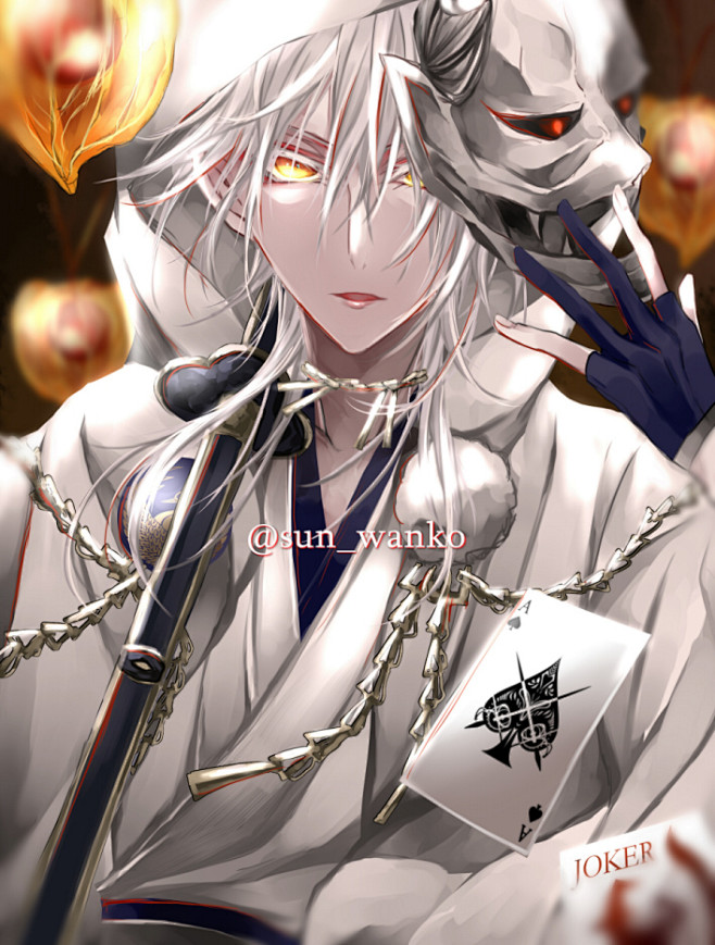 pixiv id=55505787 #刀剑乱舞# #鹤丸国永# #二次元# #动漫帅哥#美男