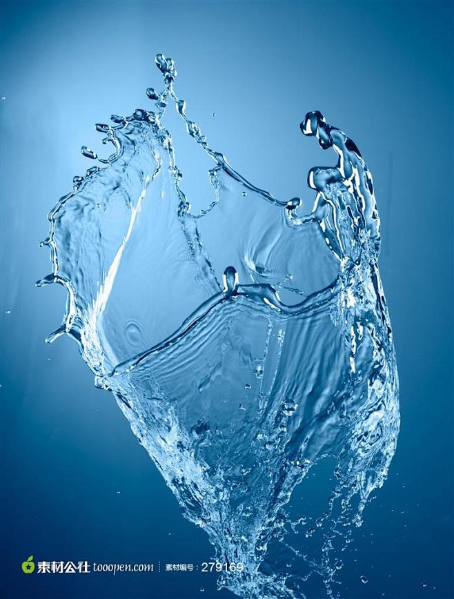精美水花图片高清图片设计背景