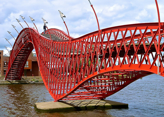 创意景观桥梁设计图集下载悬索桥中式木桥园林小桥钢结构观景桥