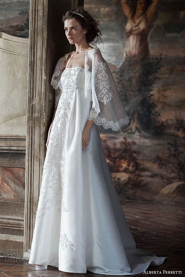 16:02:52alberta ferretti 2016春婚纱礼服系列蕾丝性感婚纱希达and