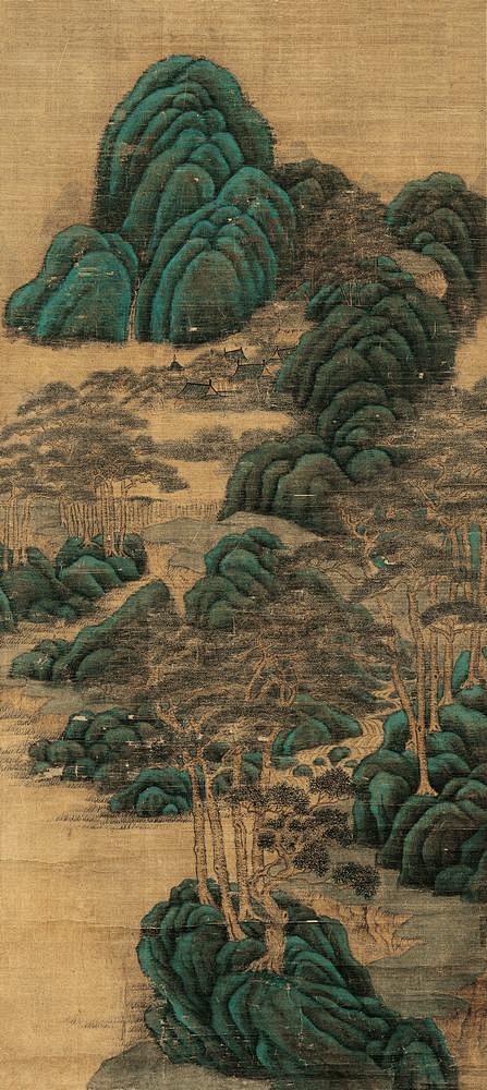 南宋刘松年人物山水画欣赏1