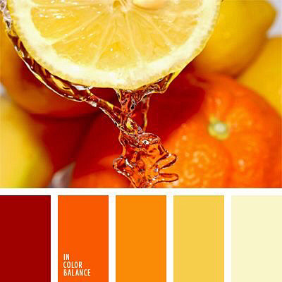 橙色对比色和互补色图片