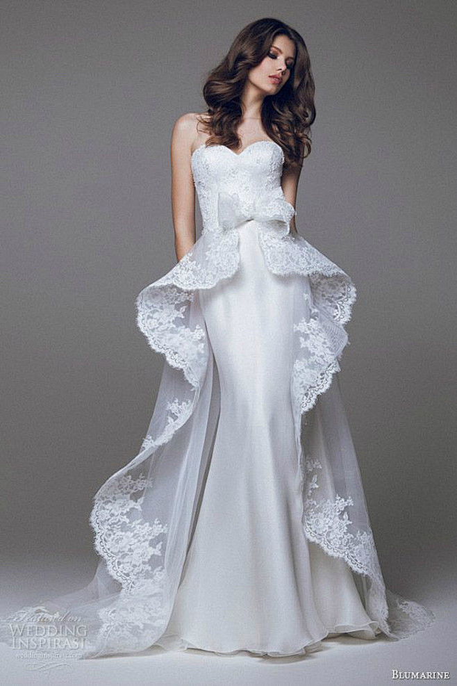 blumarinei婚纱礼服裙子时尚