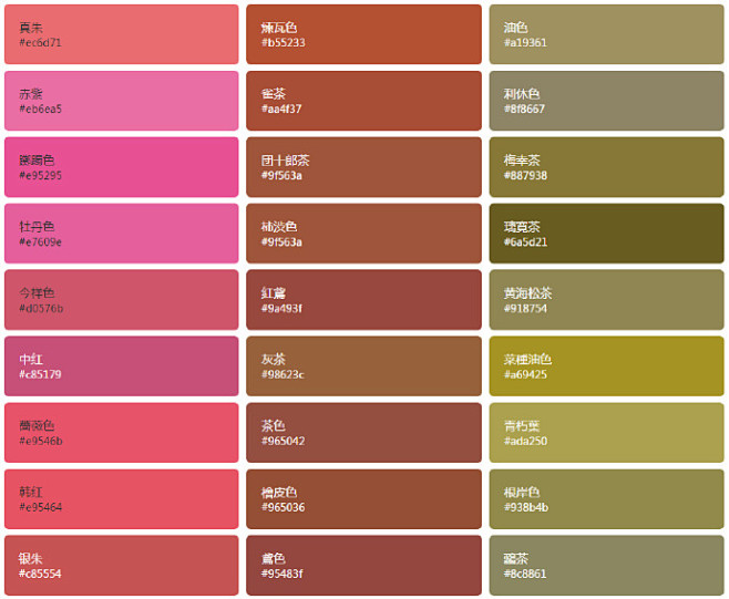 记得电脑端访问,点击十六进制颜色码可以复制→ o网