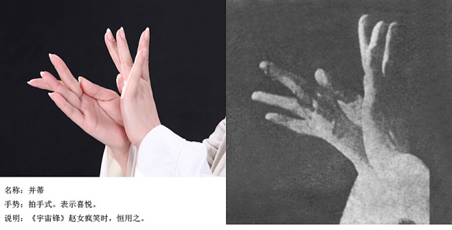 梅兰芳手势速写