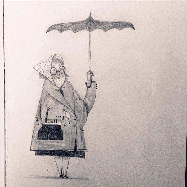 09:23:17at the bus stop…1喜欢插画-alex t